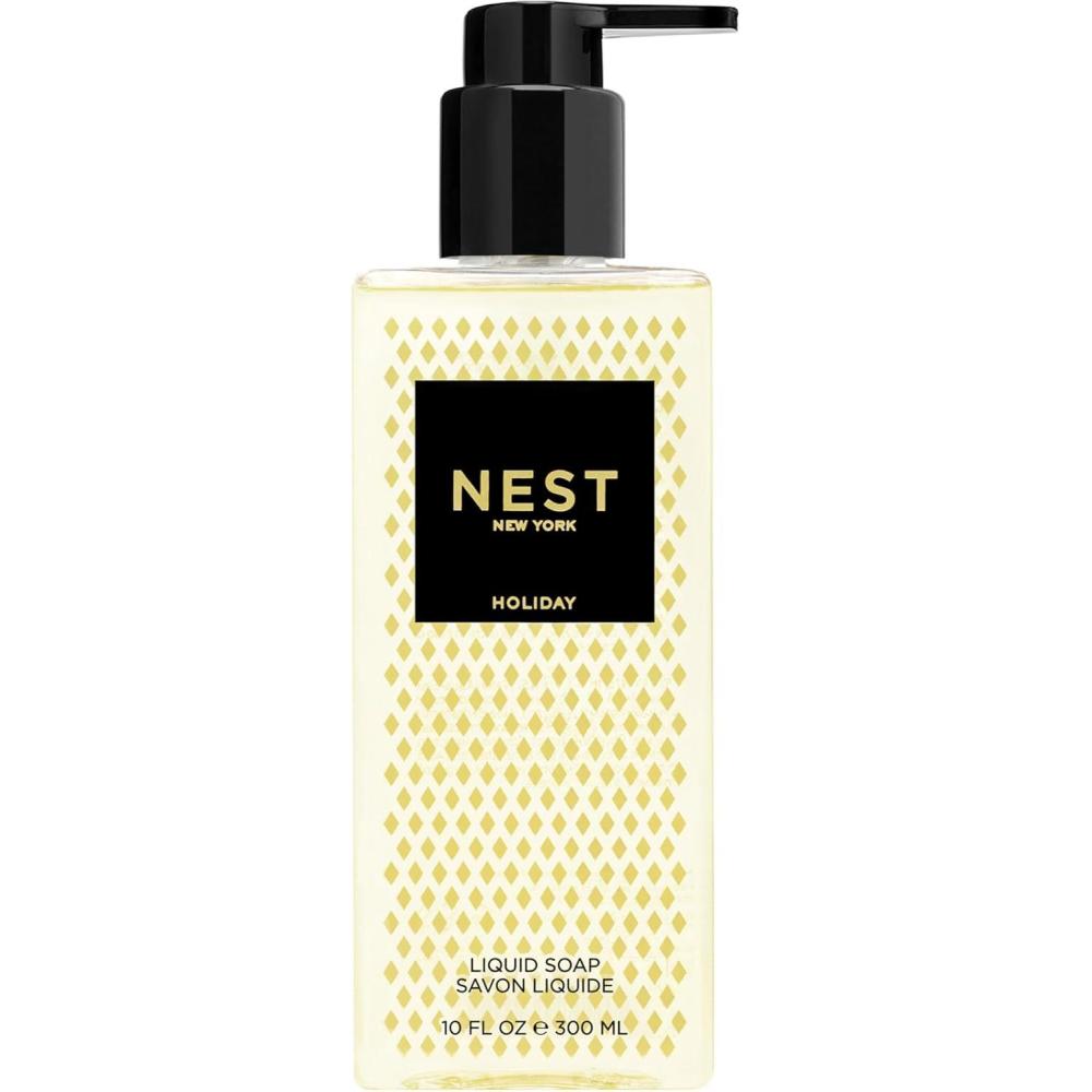 imageNEST New York Liquid Soap Holiday  10 fl oz  Cleanses ampamp Nourishes Skin  Approx 300 Pumps Per Bottle  Gluten Free ampamp Cruelty Free