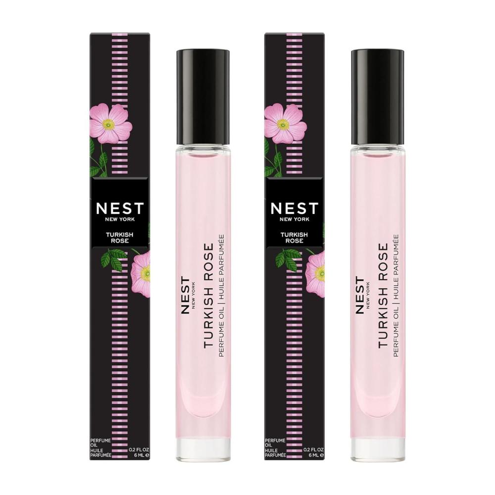 imageNEST New York Perfume Oil Bundle Rollerball  Includes Seville Orange ampamp Turkish Rose  6 mL Each  Vegan ampamp Cruelty FreeTurkish Rose