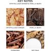 NEST New York Reed Diffuser, Crystallized Ginger & Vanilla Bean – 5.9 fl oz – Fragrance for Up to 90 Days – Reusable, Refillable Glass Holder – Includes 8 All-Natural Reed Sticks – Flame Free(Crystallized Ginger & Van Bean)