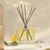 NEST New York Reed Diffuser, Himalayan Salt & Rosewater – 5.9 fl oz – Fragrance for Up to 90 Days – Reusable, Refillable Glass Holder – Includes 8 All-Natural Reed Sticks – Flame Free(Sunlit Yuzu & Neroli)