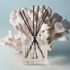 NEST New York Reed Diffuser, Moroccan Amber – 5.9 fl oz – Fragrance for Up to 90 Days – Reusable, Refillable Glass Holder – Includes 8 All-Natural Reed Sticks – Flame Free(Ocean Mist & Sea Salt)
