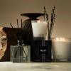 NEST New York Reed Diffuser, Moroccan Amber – 5.9 fl oz – Fragrance for Up to 90 Days – Reusable, Refillable Glass Holder – Includes 8 All-Natural Reed Sticks – Flame Free(Cedar Leaf & Lavender)