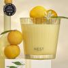 NEST New York Scented 3-Wick Candle, Cucumber & White Sage – 21.2 oz, Pack of 2 – Up to 100-Hour Burn Time – Reusable Glass Vessel(Himalayan Salt & Rosewater  Sunlit Yuzu & Neroli)