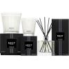 NEST New York Scented 3-Wick Candle Duo – Bamboo & Grapefruit, 21.2 oz, Pack of 2 – Up to 100-Hour Burn Time – Reusable Glass Vessel(Cedar Leaf & Lavender)