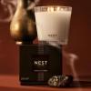NEST New York Scented 3-Wick Candle Duo – Bamboo & Grapefruit, 21.2 oz, Pack of 2 – Up to 100-Hour Burn Time – Reusable Glass Vessel(Moroccan Amber)