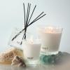 NEST New York Scented 3-Wick Candle Duo – Bamboo & Grapefruit, 21.2 oz, Pack of 2 – Up to 100-Hour Burn Time – Reusable Glass Vessel(Ocean Mist & Sea Salt)