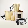 NEST New York Scented 3-Wick Candle, Holiday – 21.2 oz – Up to 100-Hour Burn Time – Reusable Glass Vessel(Winter Chai)