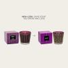 NEST New York Scented Luxury 4-Wick Candle, Autumn Plum – 43.7 oz – Up to 120-Hour Burn Time – Reusable Glass Vessel(Autumn Plum)