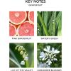 NEST New York Wall Diffuser Set, Grapefruit – Includes 1 Diffuser Unit + 1 Refill – Up to 30 Days of Continuous Scent – Cruelty Free, Vegan – Made in USA