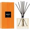 NEST New York Reed Diffuser, Autumn Plum – 5.9 fl oz – Fragrance for Up to 90 Days – Reusable, Refillable Glass Holder – Includes 8 All-Natural Reed Sticks – Flame Free(Pumpkin Chai)