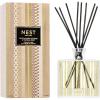 NEST New York Reed Diffuser, Crystallized Ginger & Vanilla Bean – 5.9 fl oz – Fragrance for Up to 90 Days – Reusable, Refillable Glass Holder – Includes 8 All-Natural Reed Sticks – Flame Free(Crystallized Ginger & Van Bean)