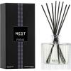 NEST New York Reed Diffuser, Moroccan Amber – 5.9 fl oz – Fragrance for Up to 90 Days – Reusable, Refillable Glass Holder – Includes 8 All-Natural Reed Sticks – Flame Free(Cedar Leaf & Lavender)