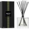 NEST New York Reed Diffuser, Moroccan Amber – 5.9 fl oz – Fragrance for Up to 90 Days – Reusable, Refillable Glass Holder – Includes 8 All-Natural Reed Sticks – Flame Free(Amalfi Lemon & Mint)