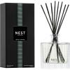 NEST New York Reed Diffuser, Moroccan Amber – 5.9 fl oz – Fragrance for Up to 90 Days – Reusable, Refillable Glass Holder – Includes 8 All-Natural Reed Sticks – Flame Free(Indian Jasmine)