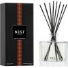 NEST New York Reed Diffuser, Moroccan Amber – 5.9 fl oz – Fragrance for Up to 90 Days – Reusable, Refillable Glass Holder – Includes 8 All-Natural Reed Sticks – Flame Free(Sicilian Tangerine)