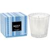 NEST New York Scented 3-Wick Candle, Holiday – 21.2 oz – Up to 100-Hour Burn Time – Reusable Glass Vessel(Blue Cypress & Snow)