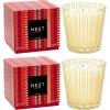 NEST New York Scented 3-Wick Candle, Holiday – 21.2 oz, Pack of 2 – Up to 100-Hour Burn Time Each – Reusable Glass Vessel(Holiday)