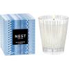 NEST New York Scented Classic Candle, Holiday – 8.1 oz – Up to 60-Hour Burn Time – Reusable Glass Vessel(Blue Cypress & Snow)