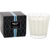 NEST New York Scented Luxury 4-Wick Candle, Ocean Mist & Sea Salt – 43.7 oz – Up to 120-Hour Burn Time – Reusable Glass Vessel