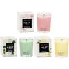 NEST New York Scented Votive Candle Wellness Bundle – Includes Cucumber & White Sage, Himalayan Salt & Rosewater, and Wild Mint & Eucalyptus – 2 oz Each(Sunlit Yuzu & Neroli)