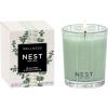 NEST New York Scented Votive Candle, Wild Mint & Eucalyptus – 2 oz – Up to 28-Hour Burn Time – Reusable Glass Vessel(Wild Mint & Eucalyptus)