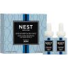 NEST New York Smart Home Fragrance Diffuser Refill Smart Vials, Grapefruit – Set of 2 – Designed for NEST x Pura 3 and NEST x Pura 4 Diffusers – Cruelty Free, Vegan – Made in USA(Ocean Mist & Sea Salt)