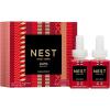 NEST New York Smart Home Fragrance Diffuser Refill Smart Vials, Holiday – Set of 2 – Designed for NEST x Pura 3 and NEST x Pura 4 Diffusers – Cruelty Free, Vegan – Made in USA(Holiday)