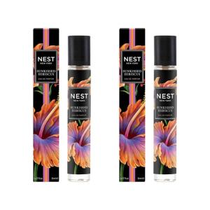 NEST New York Sunkissed Hibiscus Eau de Parfum (Travel Spray) – 8 mL Each, Pack of 2 – Vegan & Cruelty Free(Sunkissed Hibiscus)