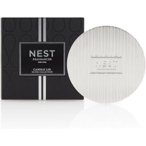 NEST New York Silver Classic Candle Lid – Preserves Candle’s Fragrance & Wax Surface – Designed Exclusively for NEST New York Candles(Classic)