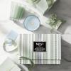 NEST New York Wellness Scented Classic Candle Set – Includes Wild Mint & Eucalyptus (8.1 oz) and Driftwood & Chamomile (8.1. oz) – Up to 60-Hour Burn Time – Reusable Glass Vessel