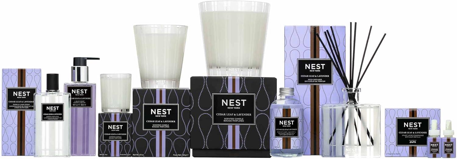 image:imageNEST New York Lime Zest amp Matcha Smart Home Fragrance Diffuser Refill Set of 2Cedar Leaf Lavender